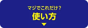 マジでこれだけ？ 使い方