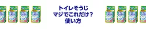 トイレそうじマジでこれだけ？ 使い方