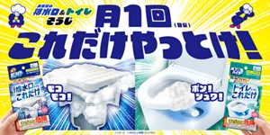 お風呂の排水口＆トイレそうじ。月1回（目安）これだけやっとけ！