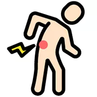 症状ケアのイメージアイコン（腰に手を当てている人）