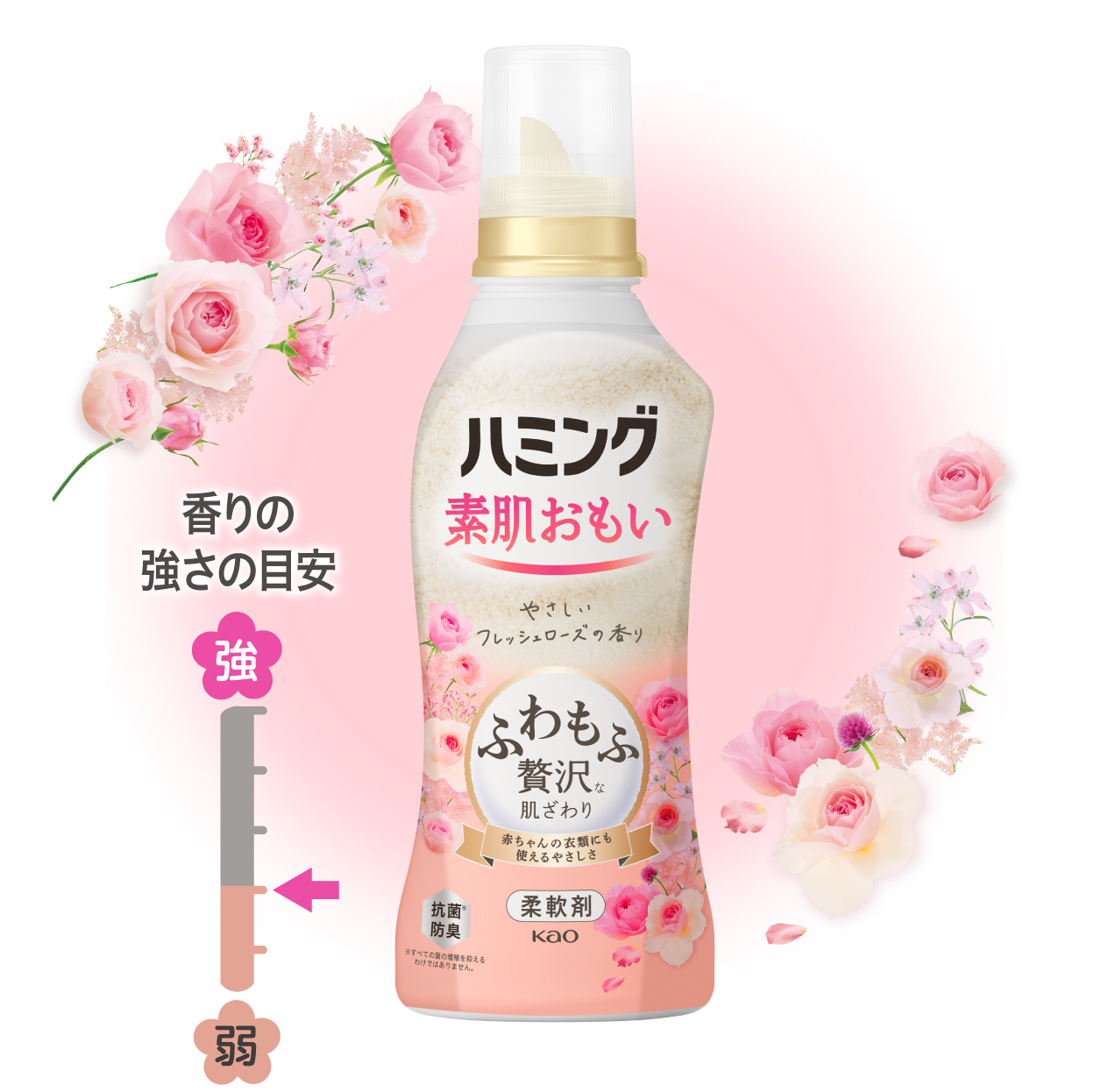 ハミング素肌おもい | 柔軟剤ハミング | 花王