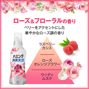 ローズ&フローラルの香り、ベリーをアクセントにした華やかなローズの香り