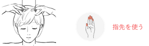 指先を使う