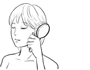 STEP 01 ブラッシング or  手ぐし
