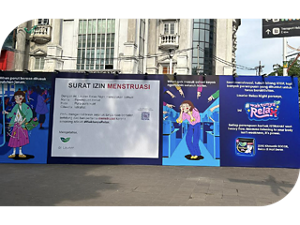 生理休暇をとりやすい社会へ「Surat Izin Menstruasi」
