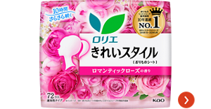きれいスタイル　ロマンティックローズの香りの製品カタログページへ。