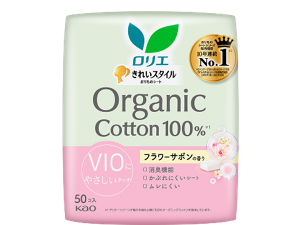 きれいスタイル Organic Cotton100% フラワーサボンの香りの製品カタログページへ。