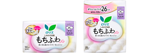 しあわせ素肌 もちふわfit 25cm 14コ入/26コ入 商品画像。