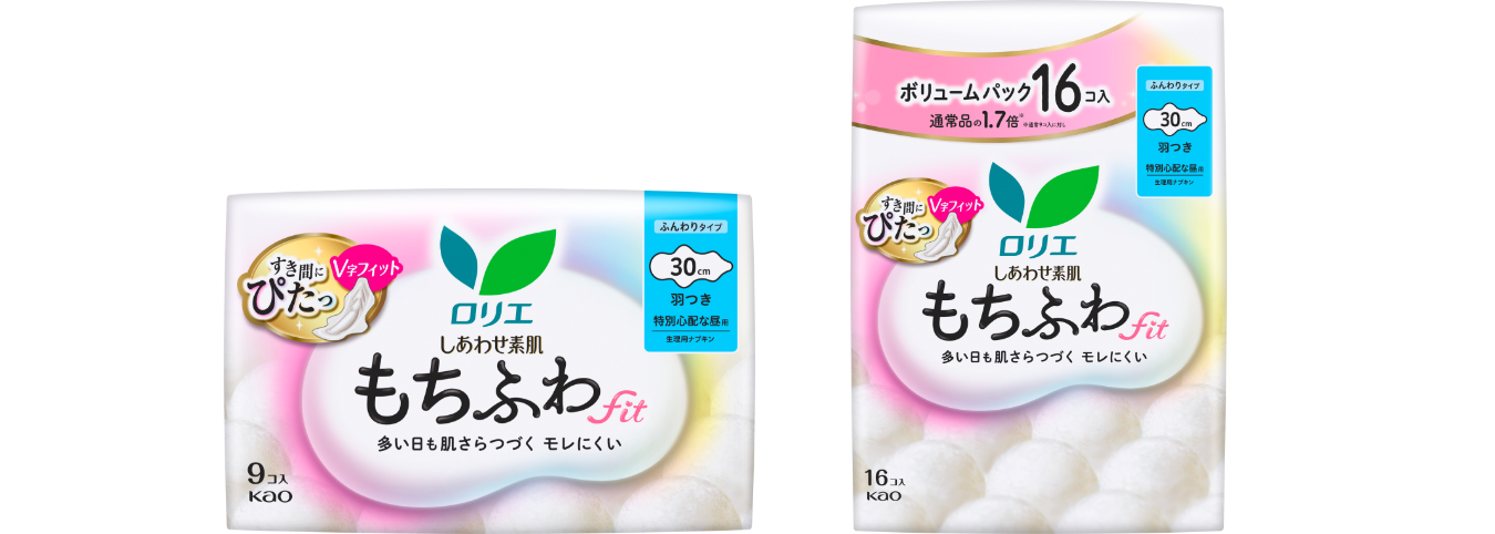 返金用　める 全額返金キャンペーン | しあわせ素肌もちふわfit | ロリエ | 花王株式会社