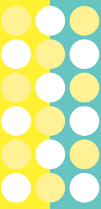 日付無しイラストなし水玉模様タイプDの基礎体温表ダウンロード先へ。