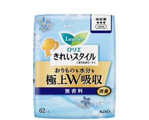 きれいスタイル　極上W吸収 無香料の製品カタログページへ。