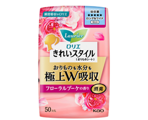 きれいスタイル　極上W吸収 フローラルブーケの香り ロング&ワイドの製品カタログページへ。