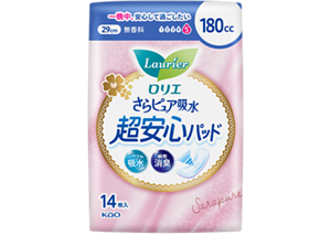 さらピュア吸水　超安心パッド　１８０ｃｃ 29cm の製品カタログページへ。