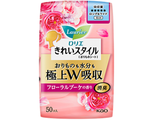 きれいスタイル　極上W吸収　ロング＆ワイド　フローラルブーケの香りの製品カタログページへ。