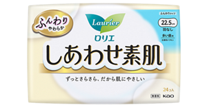 しあわせ素肌 多い昼用２２．５ｃｍ　羽なしの製品カタログページへ。