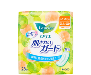 肌きれいガード　ふつうの日用２０．５㎝　羽なし の製品カタログページへ。