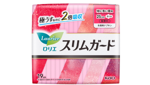 スリムガード　特に多い昼用 25㎝　羽つき　の製品カタログページへ。