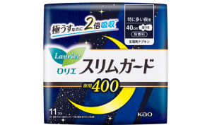 スリムガード　特に多い夜用４００　羽つきの製品カタログページへ。