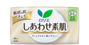 しあわせ素肌　多い昼用２２．５ｃｍ　羽つきの製品カタログページへ。