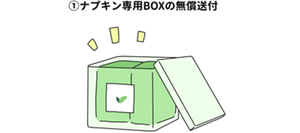 ナプキン専用ボックス