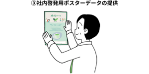 社内啓発用ポスターデータの提供