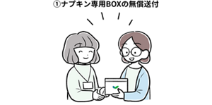 ナプキン専用ボックス