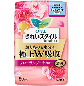 きれいスタイル　極上W吸収　ロング＆ワイド　フローラルブーケの香りの製品カタログのページへ。