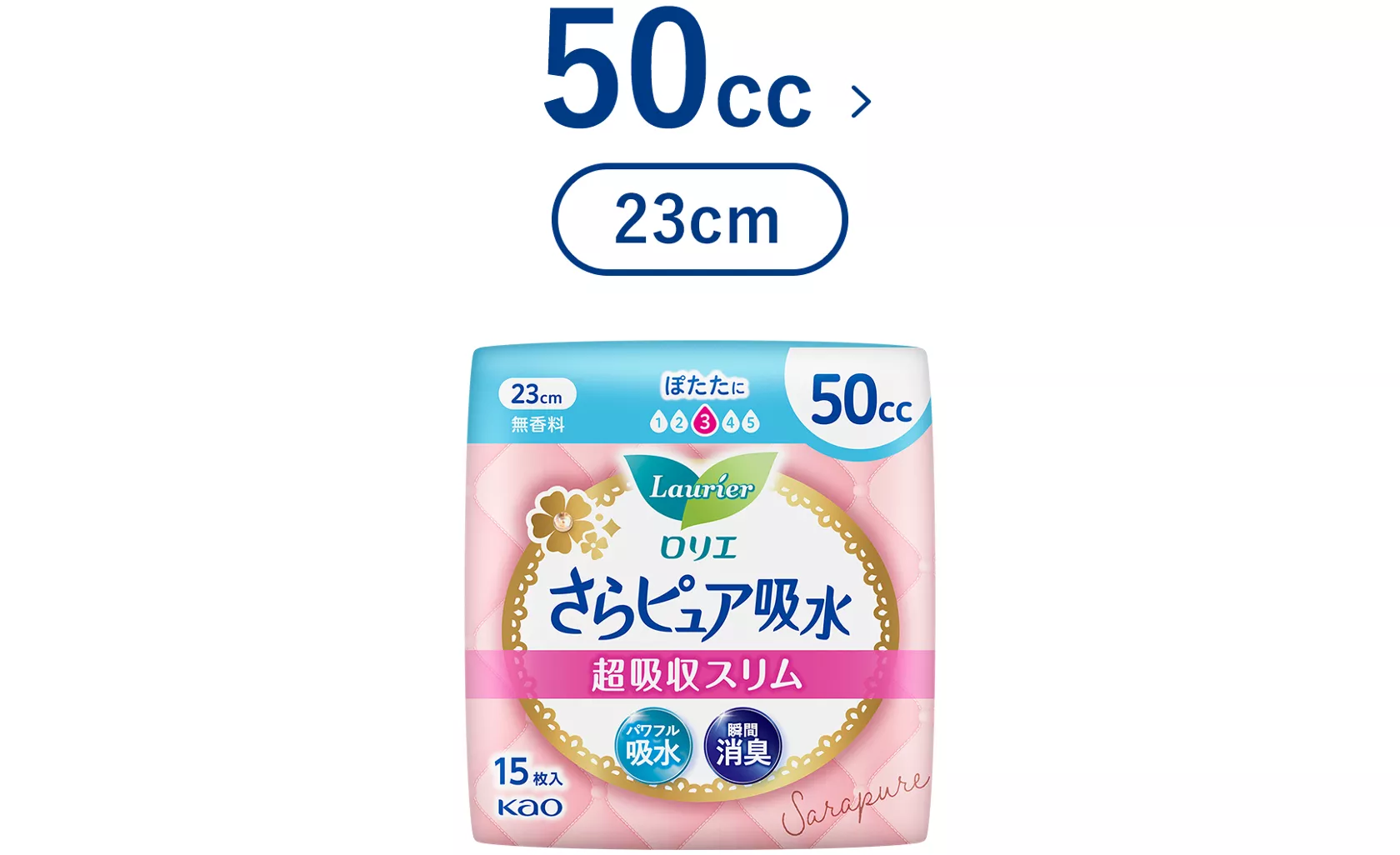 さらピュア吸水 | ロリエ | 花王株式会社