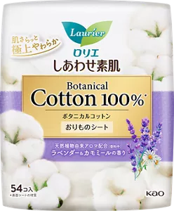 しあわせ素肌おりものシート　Ｂｏｔａｎｉｃａｌ　Ｃｏｔｔｏｎ１００％　ラベンダー＆カモミールの香りの商品画像