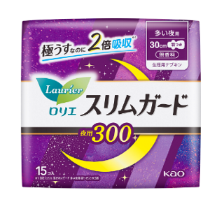 ロリエ　スリムガード　多い夜用３００の製品カタログのページへ。