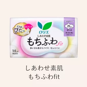しあわせ素肌もちふわfitの商品ページへ。