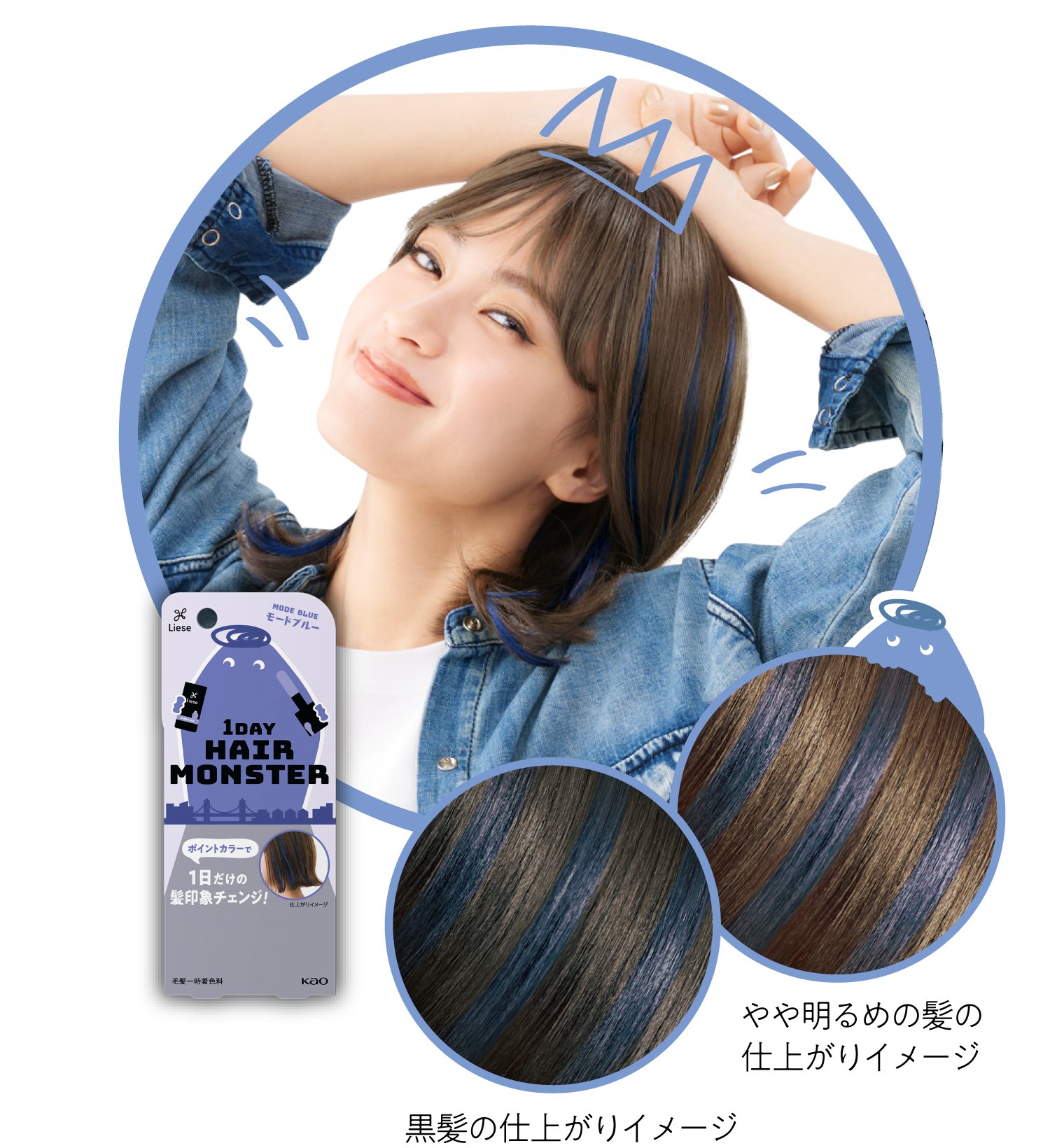 1DAY ヘアモンスター | リーゼ | 花王株式会社