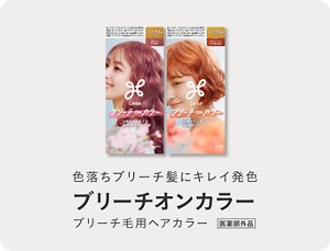 色落ちブリーチ髪にキレイ発色 リーゼ ブリーチオンカラー ブリーチ毛用ヘアカラー 医薬部外品
