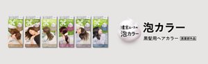 泡カラー 黒髪用ヘアカラー