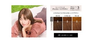 ウォームブラウン系チョコレートブラウン 明るさレベル3 やや明るい仕上がり とろけるようにやわらかほっこりブラウン