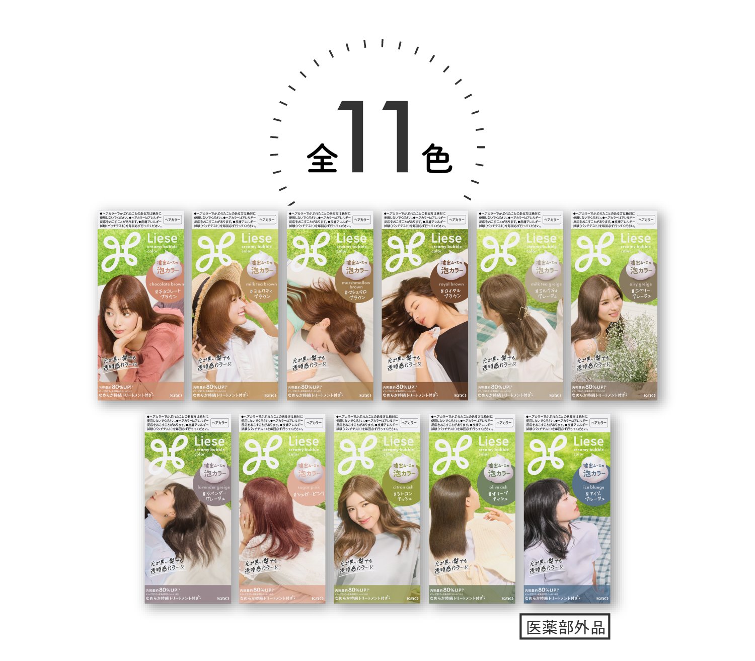 ワンピなど最旬ア！ 泡カラー製品情報 | リーゼカラー | 花王株式会社 カラーリング・白髪染め