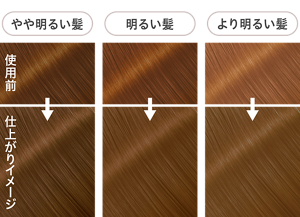 ラテグレージュの仕上がりイメージ