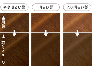 モカグレージュの仕上がりイメージ