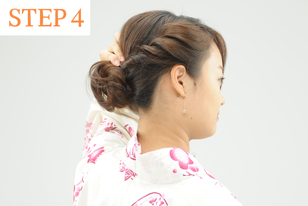 浴衣に似合う髪型 3分でできる簡単ヘアアレンジ 目指せ 浴衣美人 応援 くらしのキレイ 花王 くらしの研究