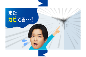 またカビてる...