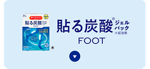 貼る炭酸※ジェルパック ※起泡剤 FOOT ＊