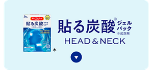 貼る炭酸※ジェルパック ※起泡剤 HEAD&NECK ＊