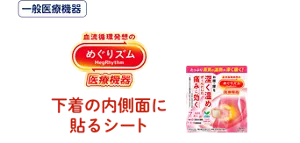 一般医療機器 めぐりズム 下着の内側面に貼るシート