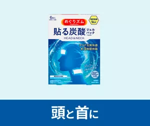 頭と首に（貼る炭酸ジェルパック HEAD & NECK）