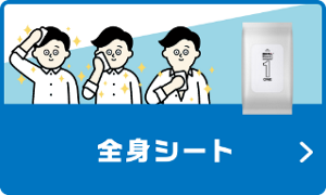 これ1枚ですっきりふける 全身シート