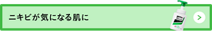 ニキビが気になる肌に
