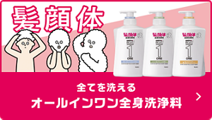 髪 顔 体 全てを洗える オールインワン全身洗浄料