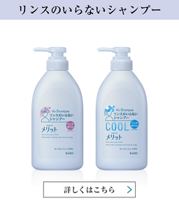 リンスのいらないシャンプー 詳しくはこちら