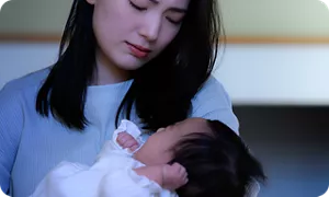 夜泣きする赤ちゃん
