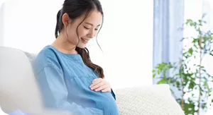 臨月の妊婦